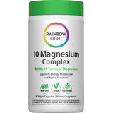 10 Magnesium Complex, 90 Vegan Capsules. Supports energy and nerve function. Non-GMO, Vegan, Gluten Free.