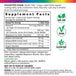 Image showing the Supplement Facts panel for Food-Based Calcium 90 Tablets.