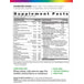 Supplement Facts for 50+ Mini-Tablet Multi containing 180 tablets are displayed on this product label.