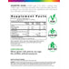 Supplement Facts panel showing ingredients and nutritional information for Probiolicious Gummies.