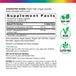 Supplement Facts panel for Magnesium Glycinate plus Ashwagandha, 120 vegetable capsules.