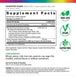 Supplement Facts panel for Naturally Derived Berberine, 60 vegetable capsules.