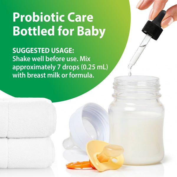 Baby Probiotic Drops 2.5 Billion CFU, .5 fl oz (15mL) Liquid