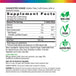 This image shows the Supplement Facts panel for RL Beet Root 60 Soft Chews.