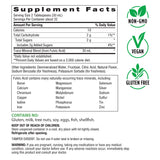 Supplement Facts panel for Colloidal Minerals Raspberry Liquid, 32 fl oz bottle.