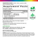 Supplement Facts for Graviola Soursop 2000 mg 60 Capsules.