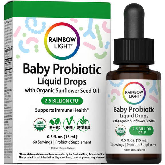Baby Probiotic Drops 2.5 Billion CFU, .5 fl oz (15mL) Liquid