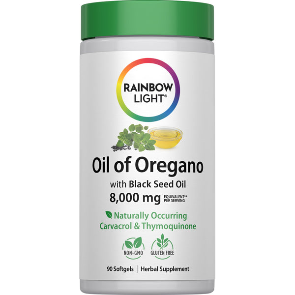 Oil of Oregano + Black Seed Oil 8000 mg, 90 Softgels