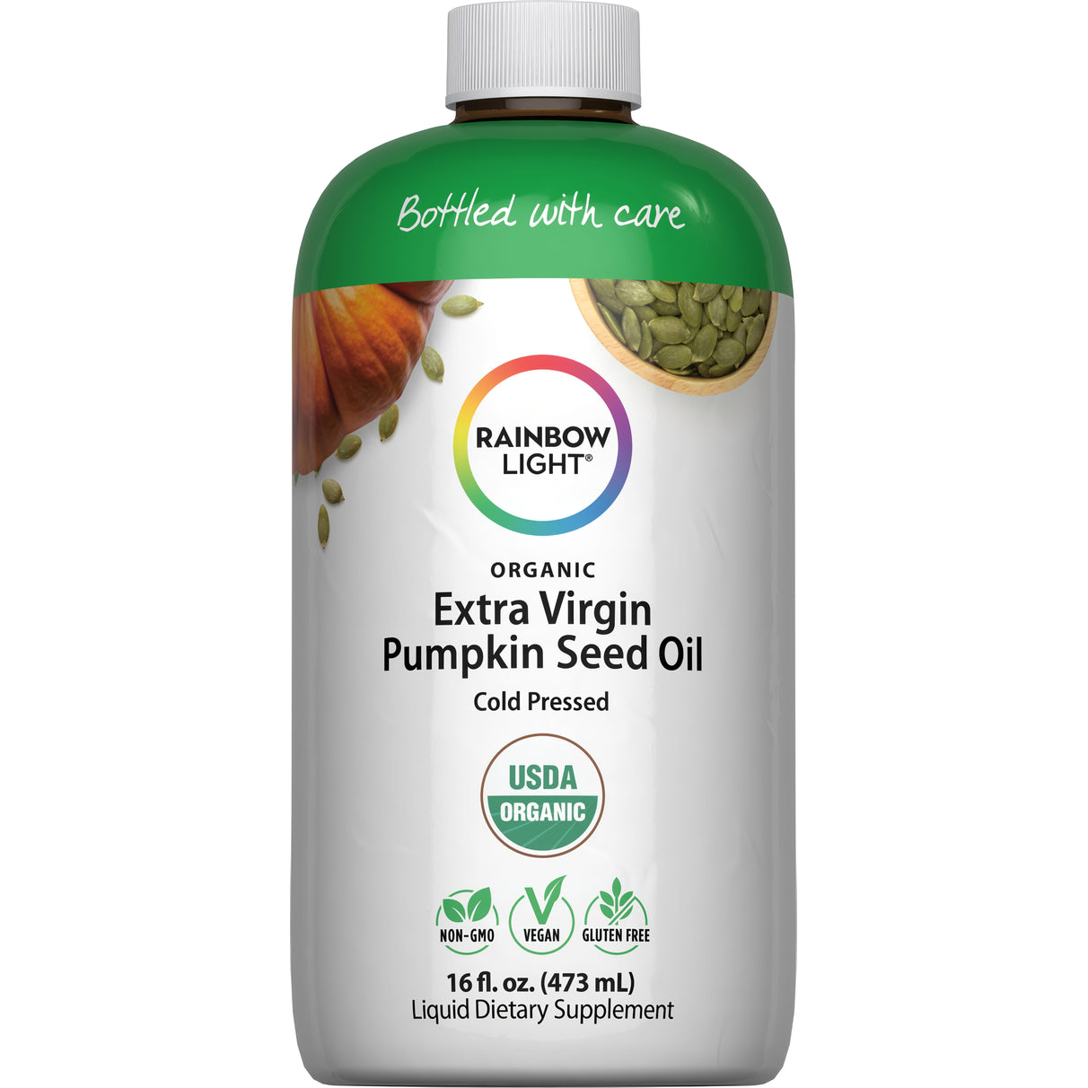 Pumpkin Seed Oil Cold Pressed (Organic), 16 fl oz (473 mL) Liquid