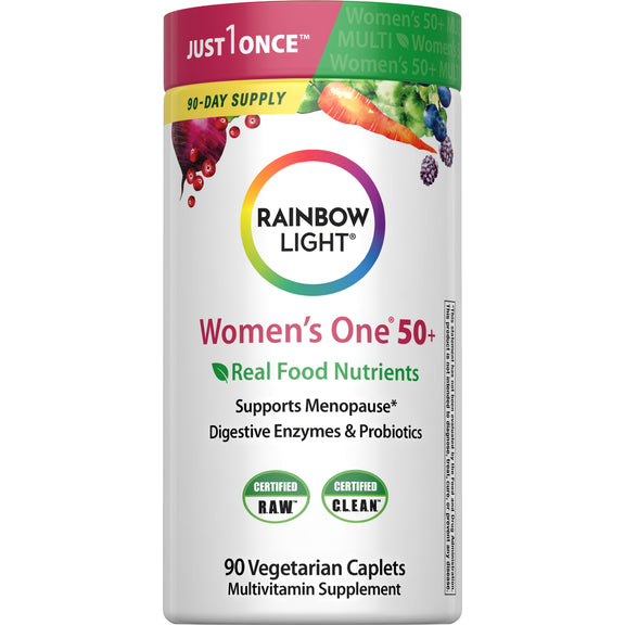 Women's One 50+ plus Real Food Nutrients, 90 Vegetarian Caplets