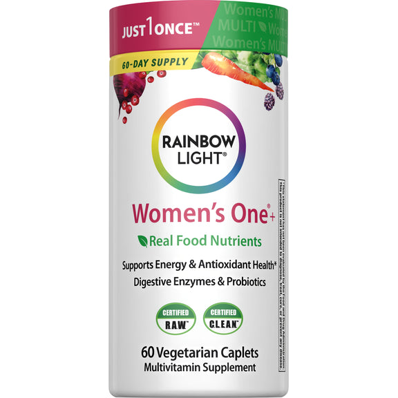Women's One + Real Food Nutrients, 60 Vegetarian Caplets